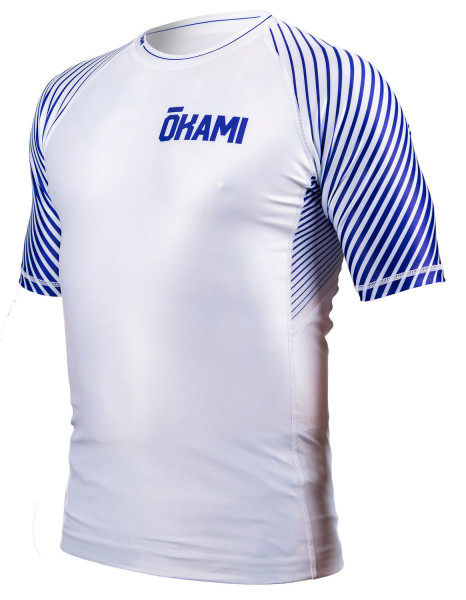 OKAMI Rashguard Big Kanji White